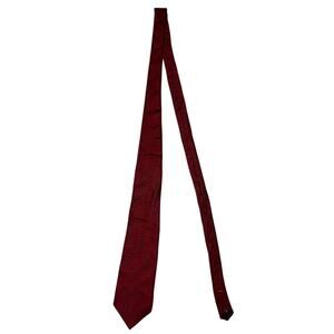 Elegant Josh Bach Red Black Constitution Pure Silk Necktie
